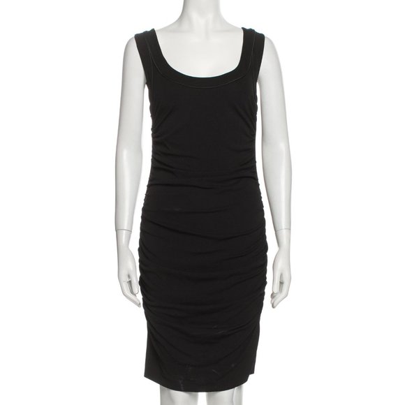 Dolce & Gabbana Scoop Neck Knee-Length Dress US8, IT44 - Picture 4 of 8